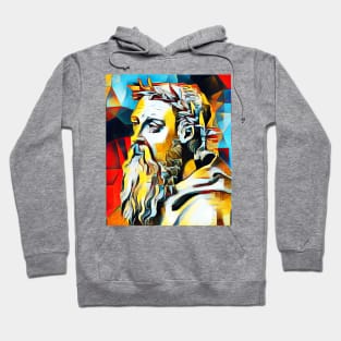 Heraclitus Abstract Portrait | Heraclitus Artwork 2 Hoodie